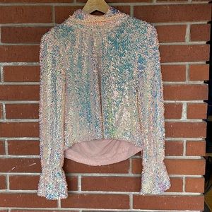 Free People Sequin Top